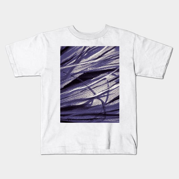 Abstract Grass 1 Digitally Enhanced 8 Kids T-Shirt by Heatherian